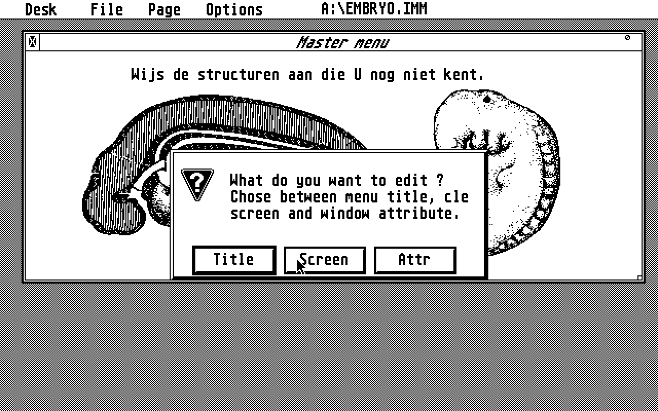 Interactive Manual Maker atari screenshot